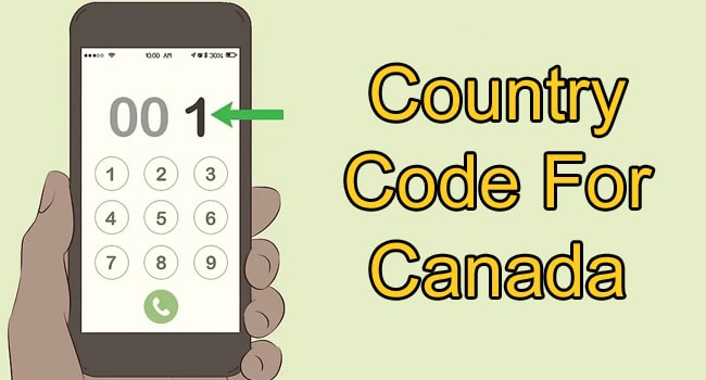 Country Code For Canada