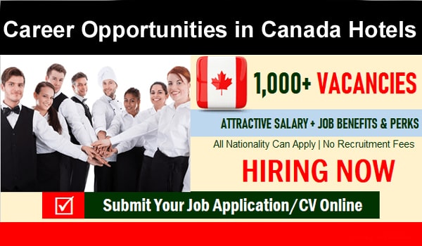 Career Opportunities in Canada Hotels